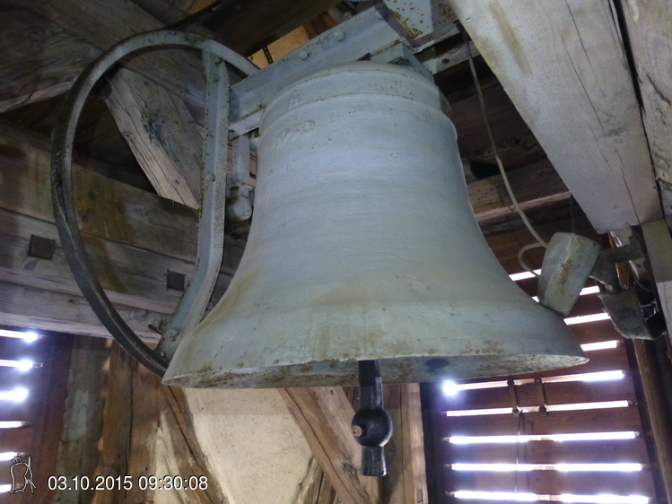 Alte Stahlgussglocken im Turm