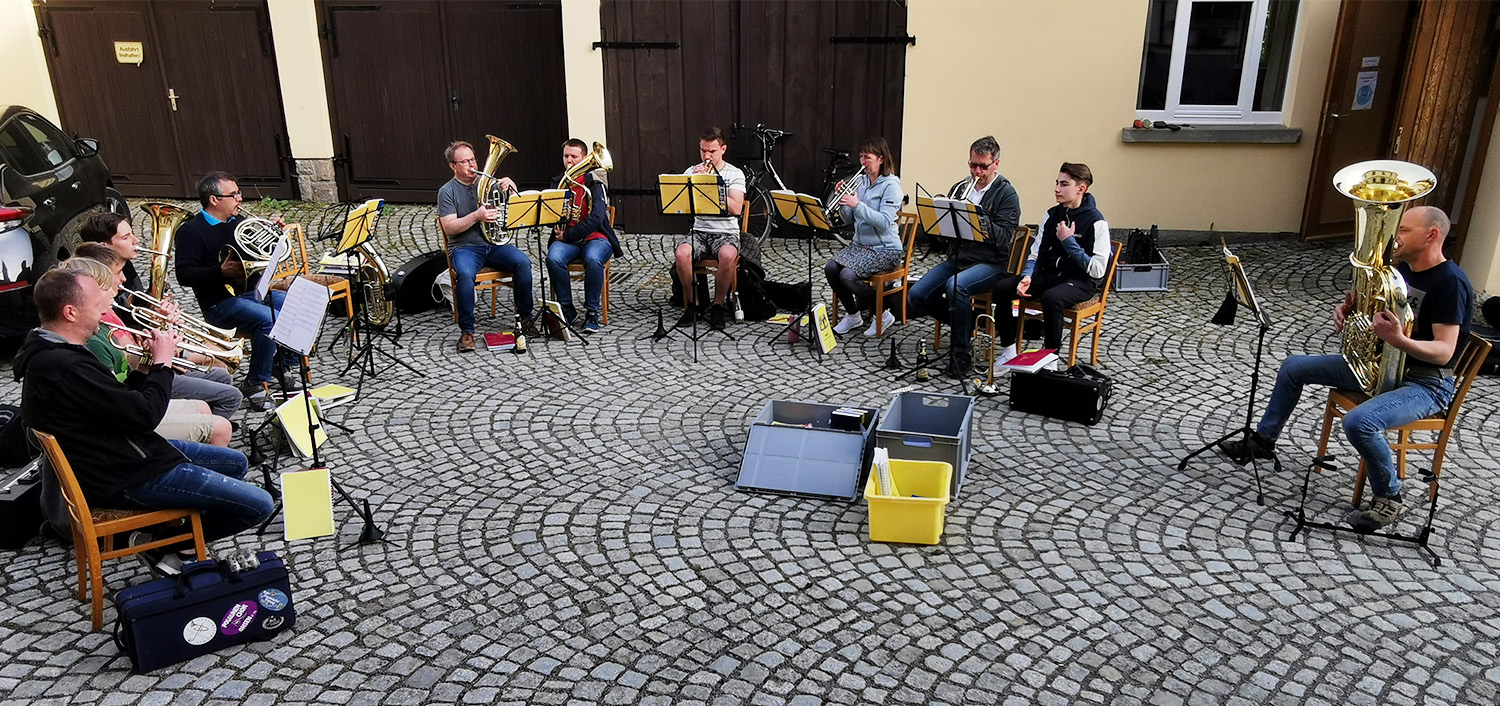 Probe im Trünziger Pfarrhof