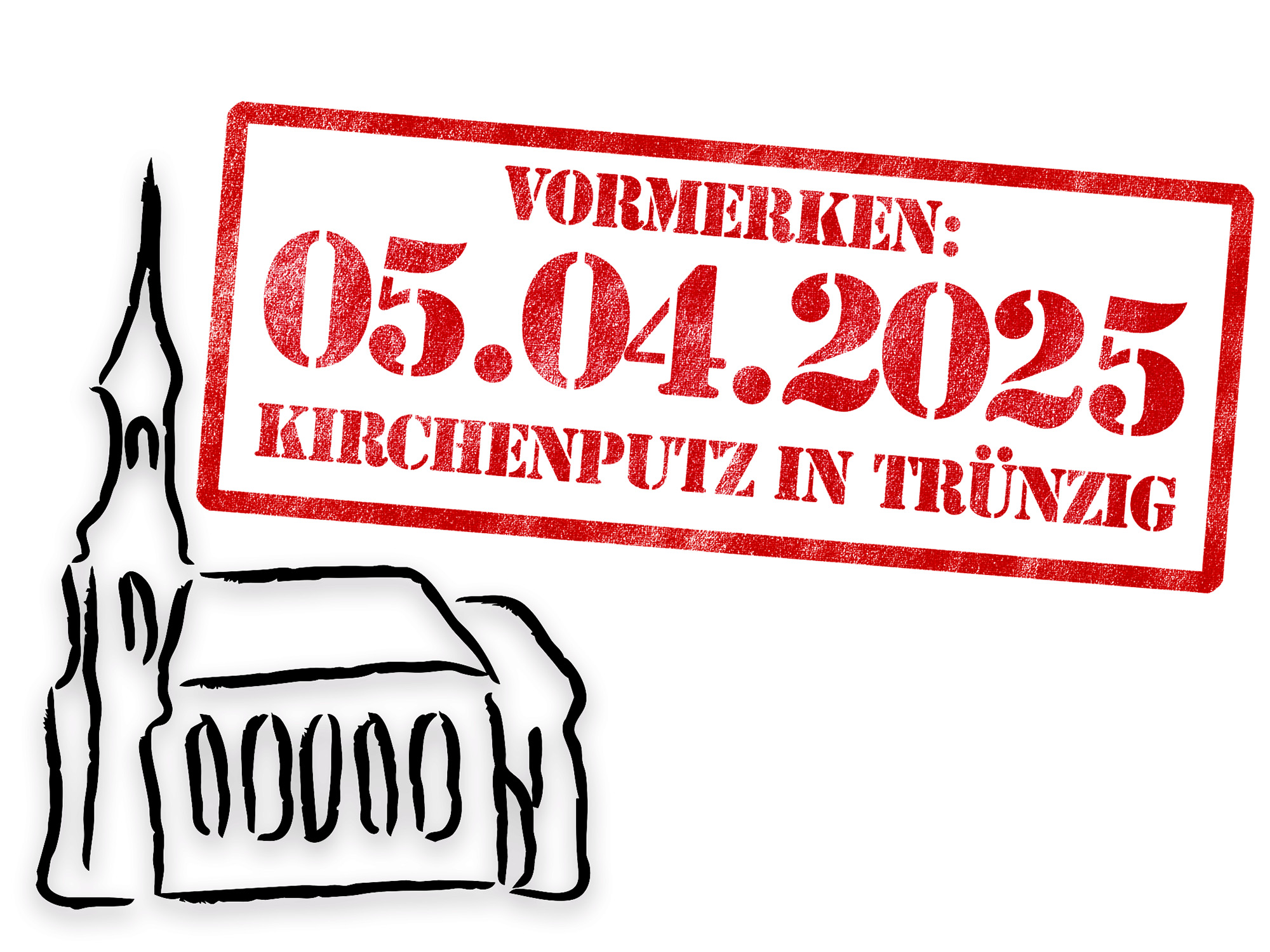2025 Kirchenputz April gelb